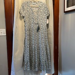 Sonoma , size medium, tiered maxi dress